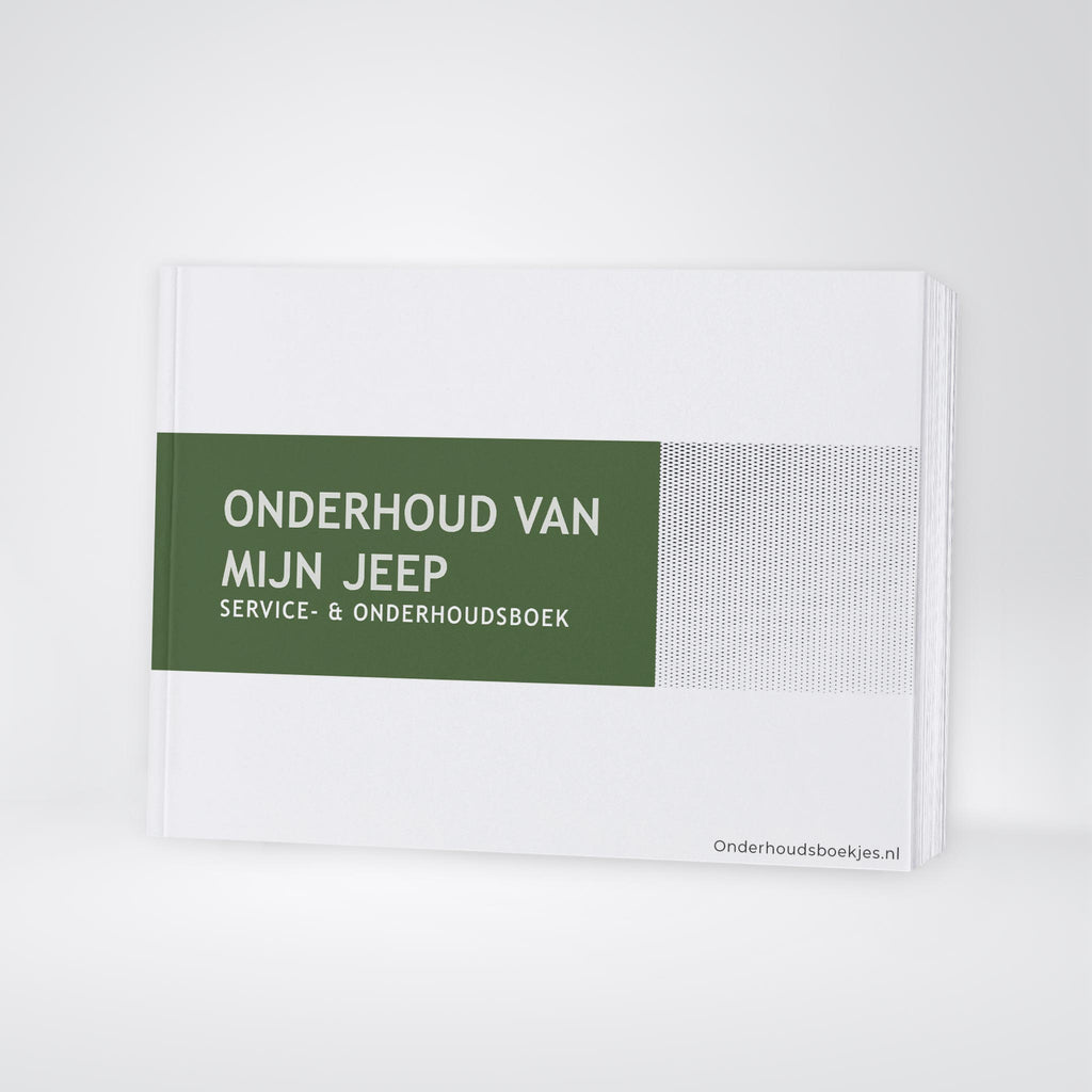 Jeep Maintenance Book | Dutch